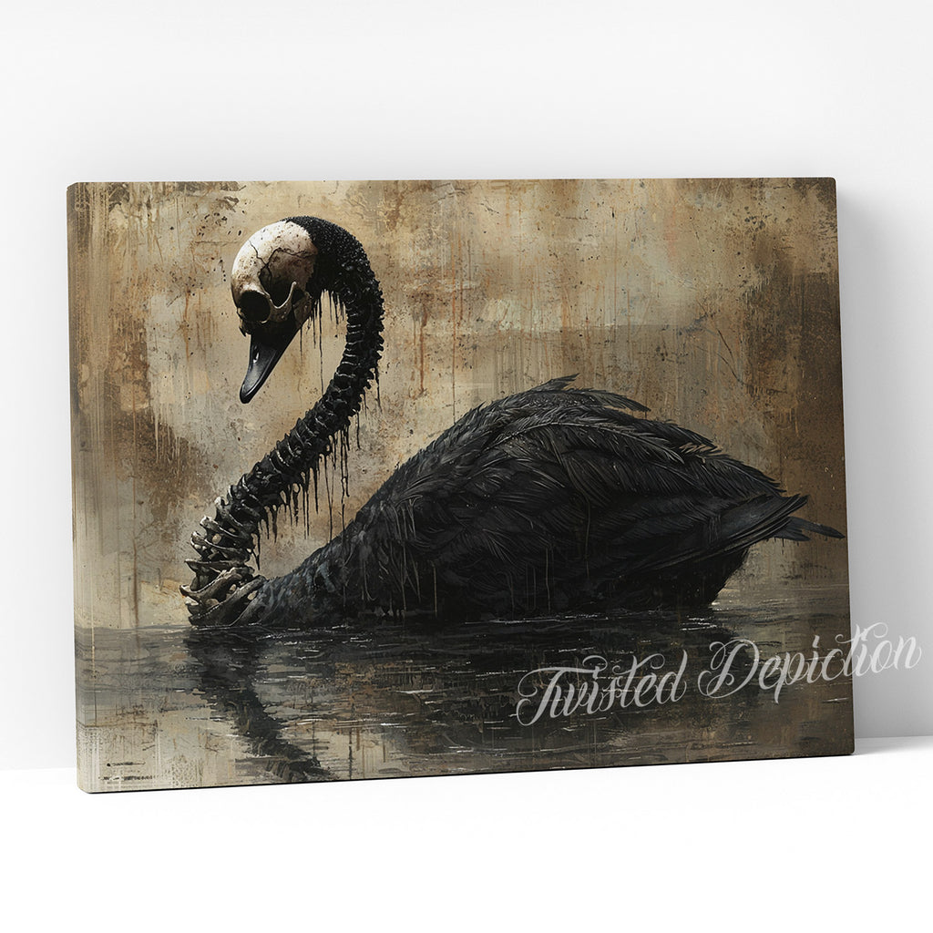 Crypt Swan - Black Swan Art – Twisted Depiction