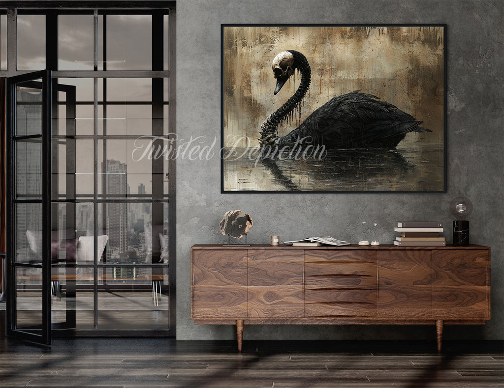 Crypt Swan - Black Swan Art – Twisted Depiction