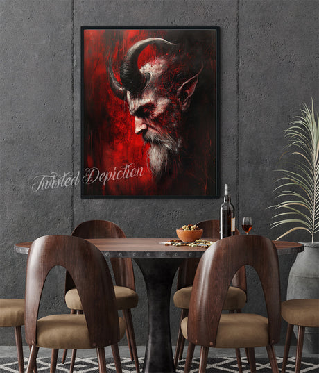 devil portrait art