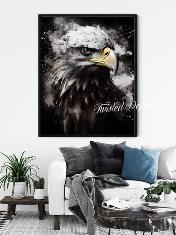bald eagle painting canada