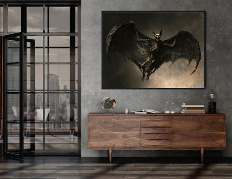 gothic bat painting