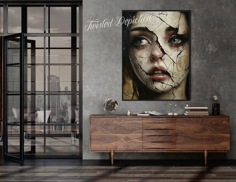 broken beyond repair depicted in art