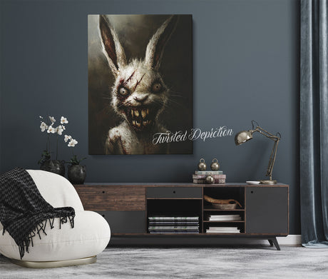 rabid horror bunny art