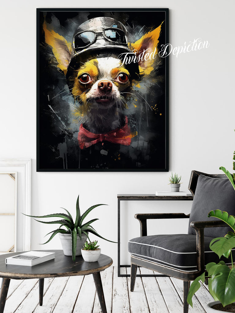 Chihuahua fine art painting