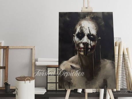 ORIGINAL dark art painting canada