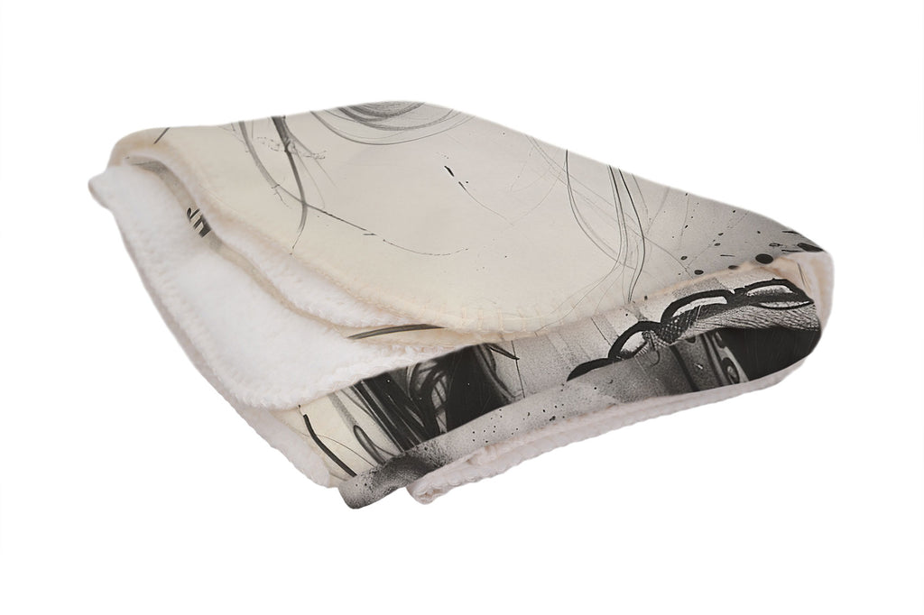 day of the dead sherpa blanket