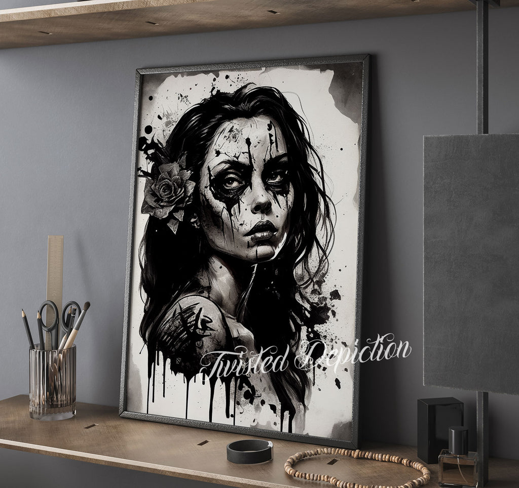 day of the dead girl art canada