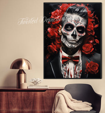 day of the dead rock star art