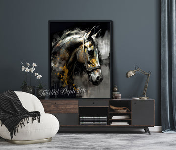fine art horse painting