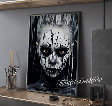 necro punk girl painting canada