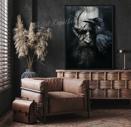 odin's raven fine art