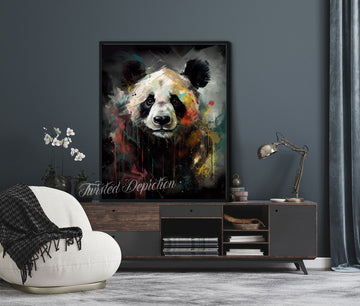 fine art panda painting