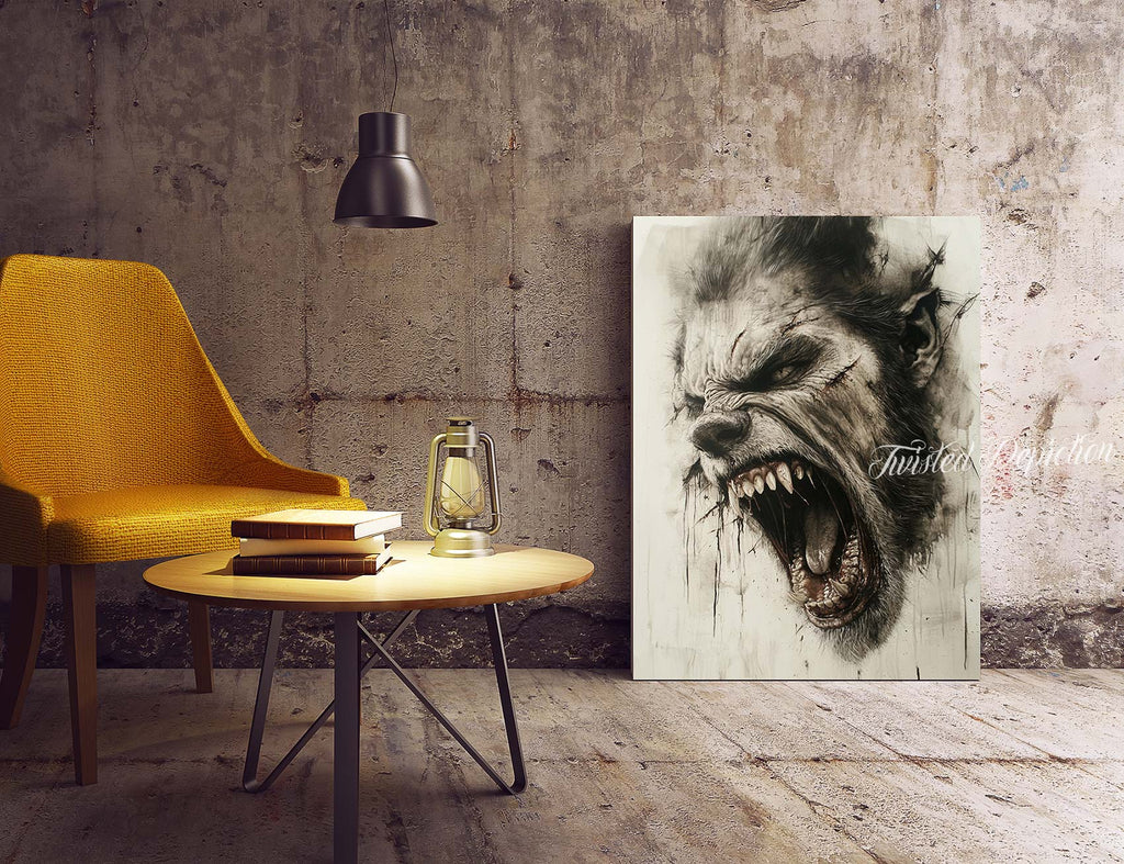 werewolf painting
