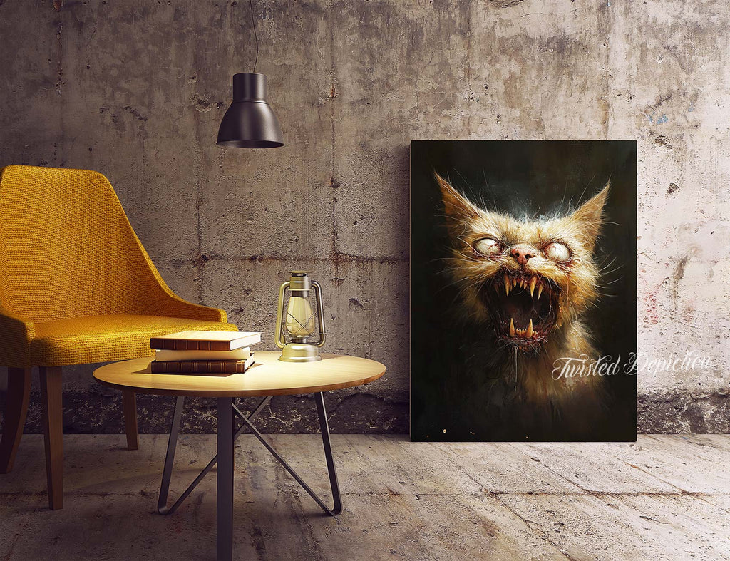 zombie cat art