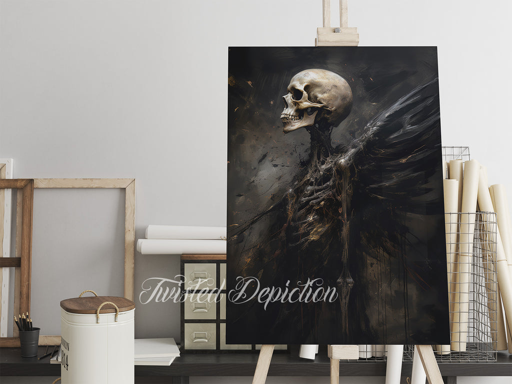 ANGEL OF DEATH one of a kind art piece