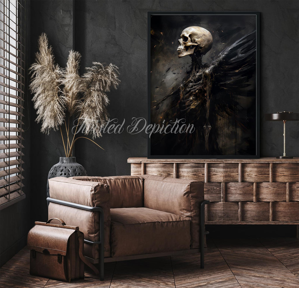 ANGEL OF DEATH one of a kind painting