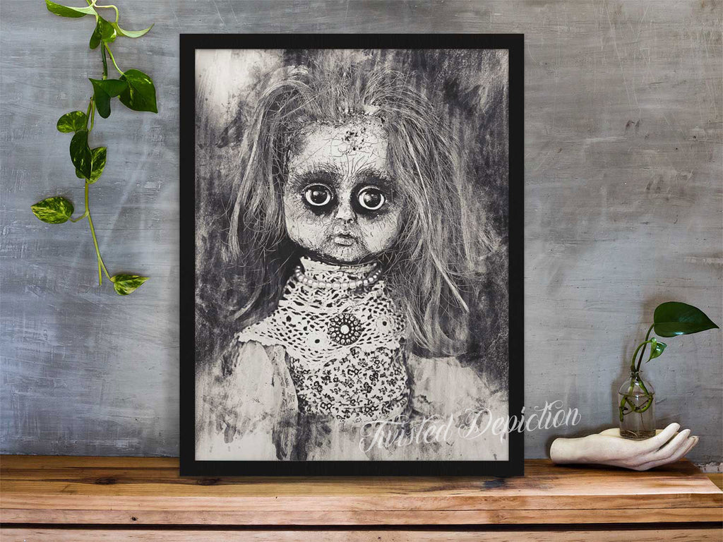 creepy horror doll art canada
