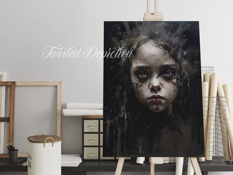 DARK CHILD PAINTING CANADA