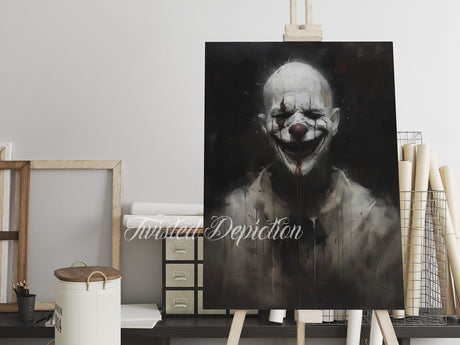 original one-off horror art piece