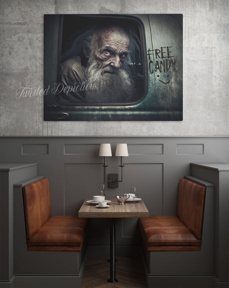 free candy creepy wall art canada