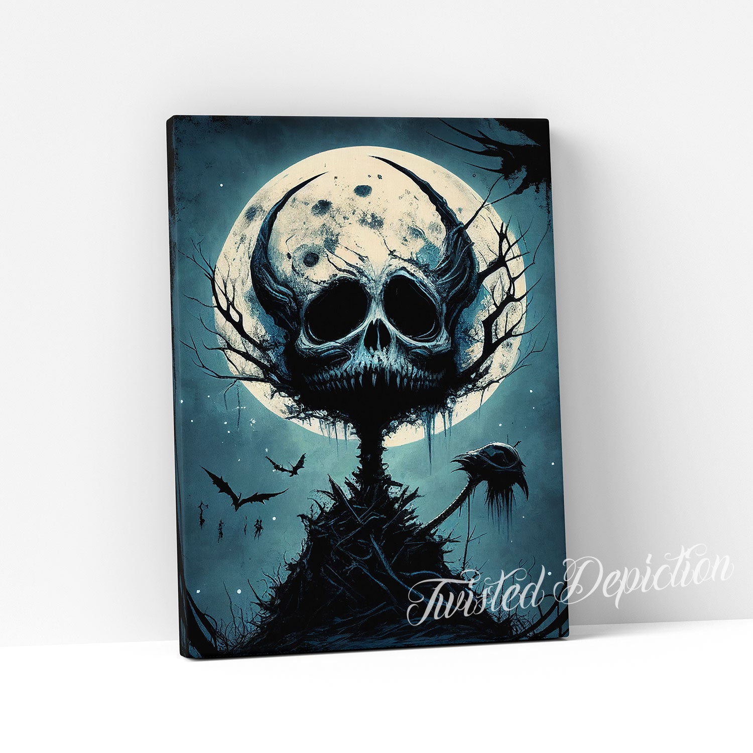 Devil Rising Design Devil Moon Art – Twisted Depiction