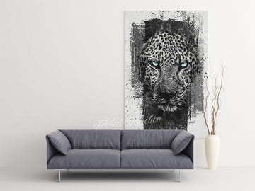 leopard canvas art canada
