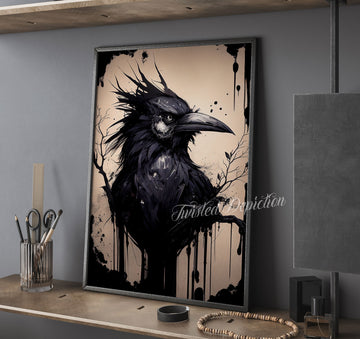 raven painting canada