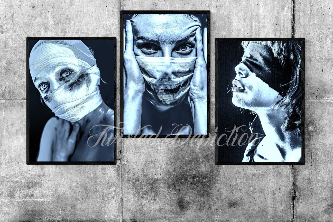 speak no evil, hear no evil, see no evil, wall art set